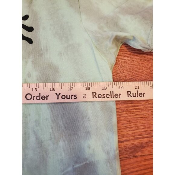 Off The Grid Records Shirt Men's Size M Green Tie Dye DJ John Summit WAL Tour - Picture 5 of 8